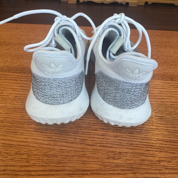 Adidas Light Gray and White Sneakers - Picture 3 of 9